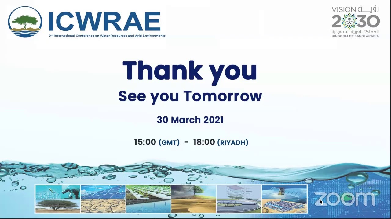 Session (A)  9th International Conference on Water Resources and Arid Environments  ICWRAE 9