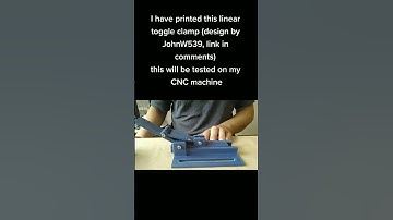 Linear toggle clamp