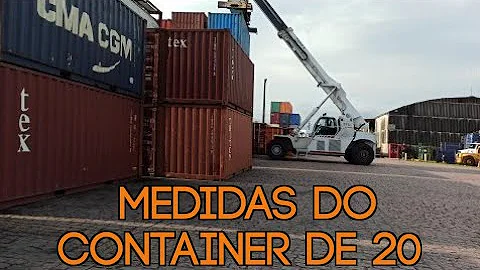 O que significa container 20 pés?