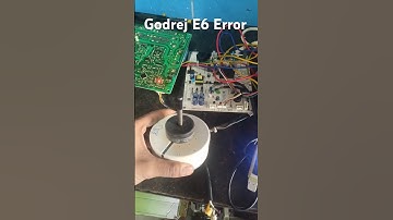 Godrej inverter ac E6 error PCB repair araria and Supaul Ehsan