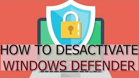 How to Disable / Enable Windows Defender on Windows 10 (2020) #WINDOWS_DEFENDER_DESACTVATON