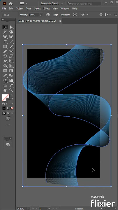 Create Abstract Line Background! | Adobe Illustrator Tutorial | Fiery Designs