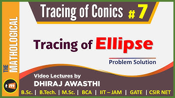 Tracing of Ellipse | complete solution | Tracing of Conics | conics bsc 1st year