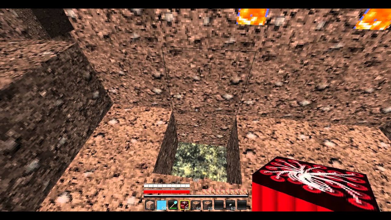 [TUTO] Minecraft-Comment faire un trampoline a TNT - YouTube