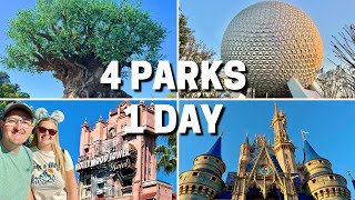 Visiting 4 Theme Parks In 1 Day! Park Hopping At Walt Disney World In 2024