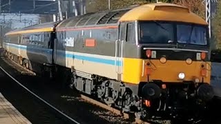 LSL Class 47 47712 'Lady Diana Spencer' Leads ScotRail Push-Pull Set  & DBSO + Tones @ Croy 25/2/23