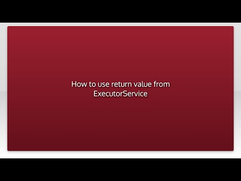 How to use return value from ExecutorService
