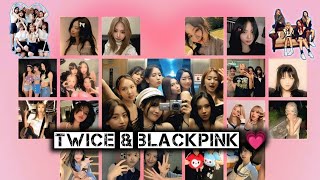 Twice And Blackpink Interaction Twice X Blackpink Friendship Moments
