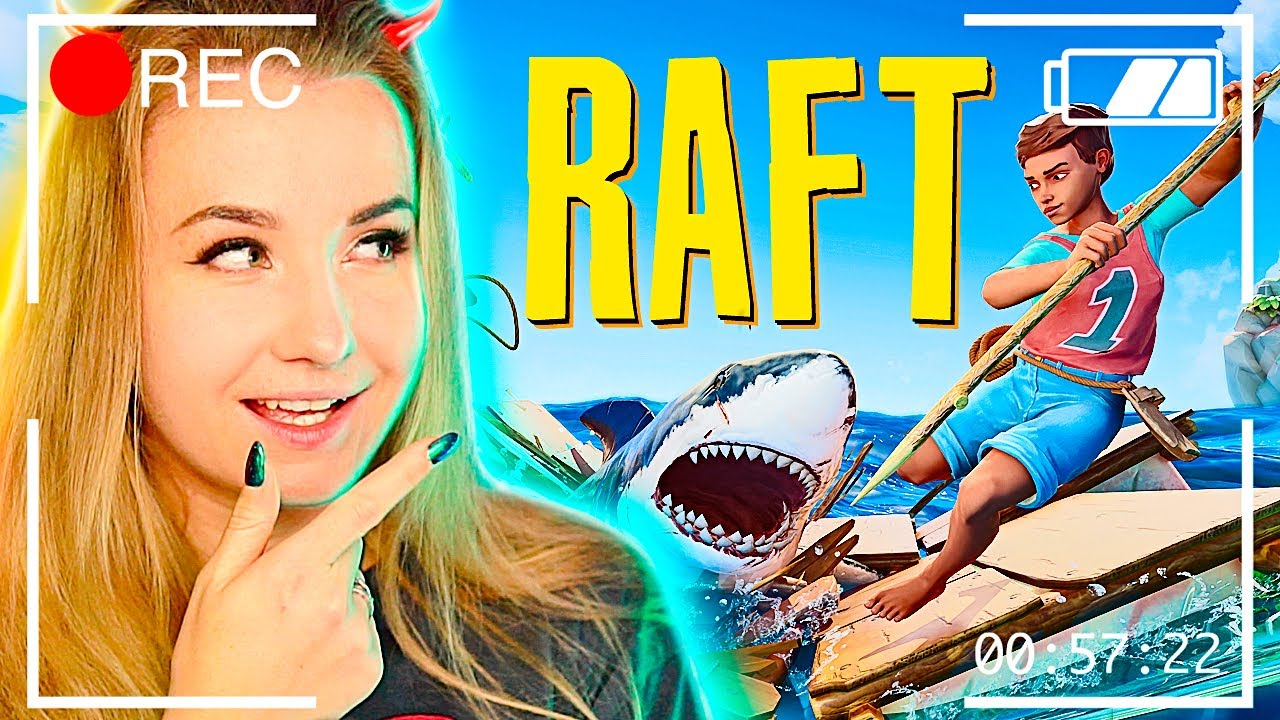 🔴 ДАША И БРЕЙН ВЫЖИВАЮТ НА ПЛОТУ ПОСРЕДИ ОКЕАНА С АКУЛАМИ В RAFT, #4 ...