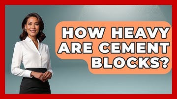 How Heavy Are Cement Blocks? - Civil Engineering Explained