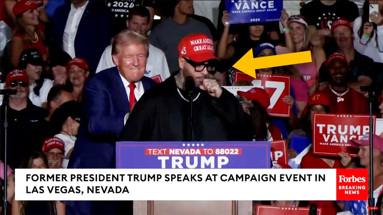 GLITCHING Trump confuses man for woman!