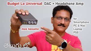 DAC + Headphone Amplifier Type C on a Budget ? Unboxing in Telugu