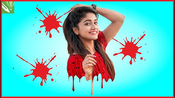 Splatter Effect Tutorial Coreldraw I Dripping Effect  I Coreldraw Tutorial X7 Tutorial In Hindi