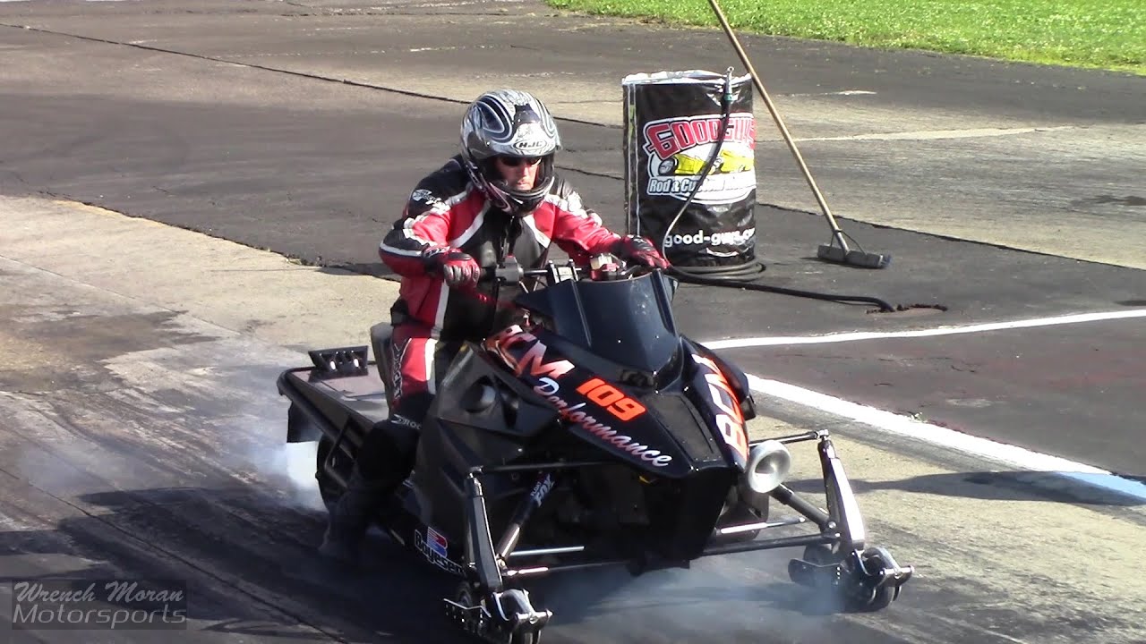 Snowmobile Drag Racing In the SUMMER YouTube