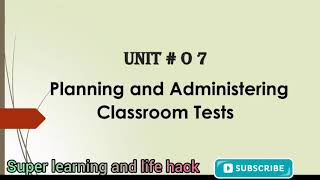 slide of chapter 7 of 8602 (education assessment and evaluation)of b.ed 1.5&2.5 year course