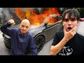 Scary Old Man DESTROYED Our Tesla!