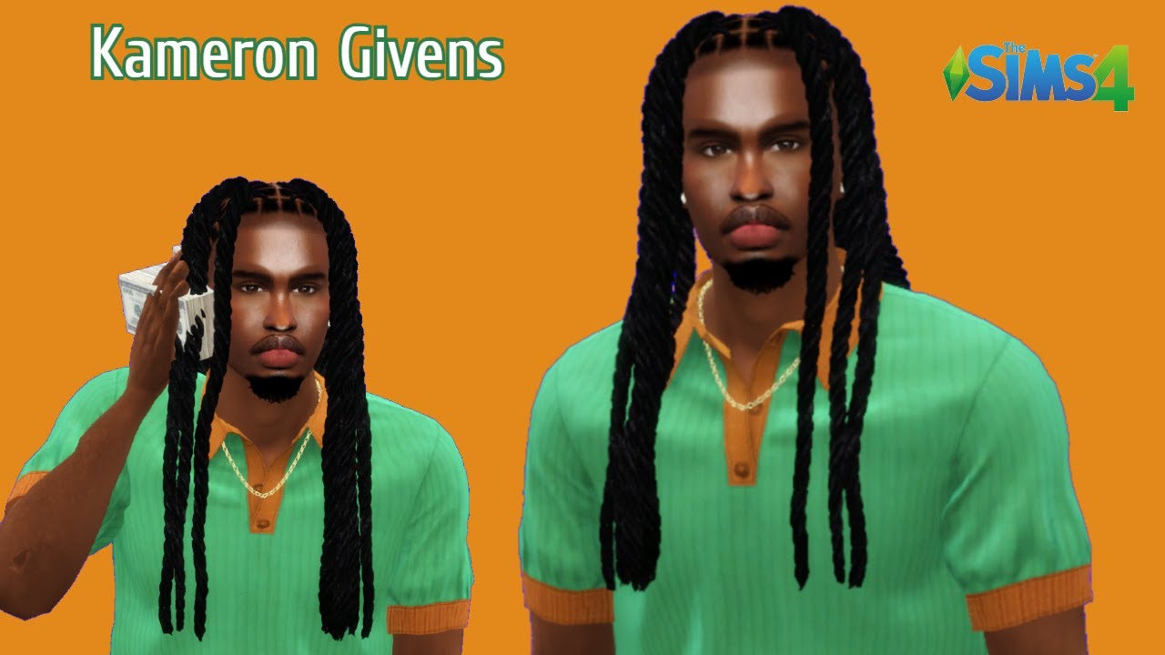 The Sims 4 Male CAS With CC Links | Kameron Givens - YouTube