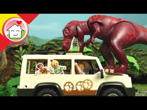 Playmobil en español Safari de dinosaurios - La Familia Hauser