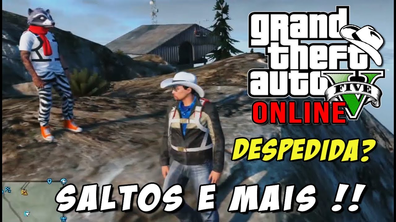 Salto de Paraquedas!  GTA V [PT-BR] 