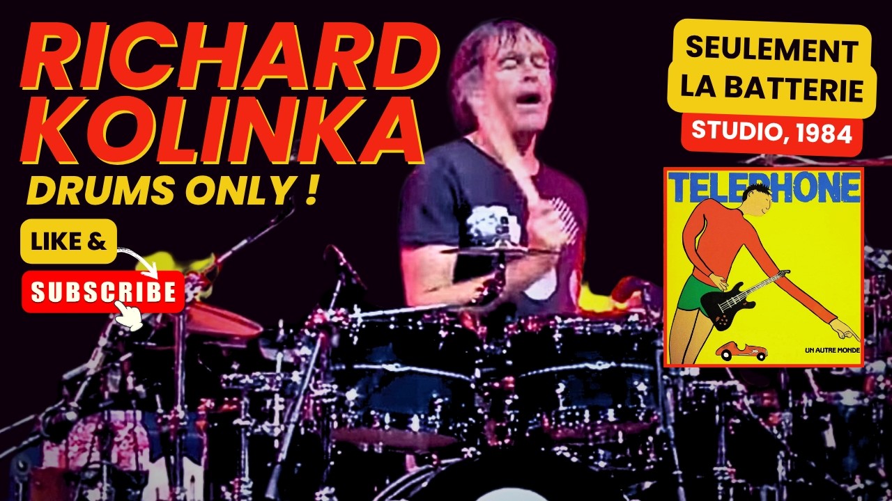 Téléphone : un autre monde, drums only, seulement la batterie 🥁