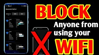 How to Block anyone from using your WIFI || Netcut Android App Hindi/Urdu screenshot 2