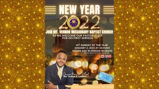 MtVernonMBCDetroit - First Sunday Service - Pastor Nathan Caldwell - 01/02/2022