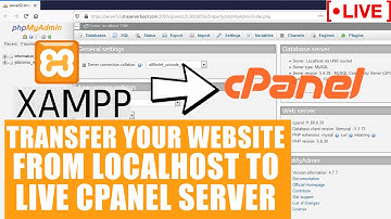 [🔴LIVE] How to migrate your website from localhost Xampp to Live cPanel server?