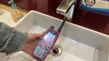 Hytera Intrinsically Safe TETRA Portable Radio PT890Ex: Colour Dust & Water Rinse Test