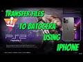 How to use your iphone to transfer roms bios files to batocera no computer required