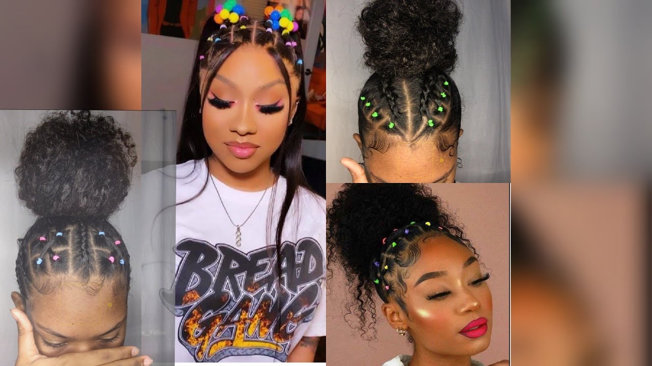 Cute rubberband hairstyles