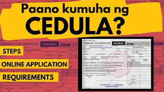 Paano kumuha ng CEDULA ONLINE? Requirements, Validity, Steps -- Community Tax Certificate