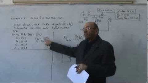 Induction Motors, Part XX: Example on No Load and Locked Rotor Test (4 or 4), 2/1/2013