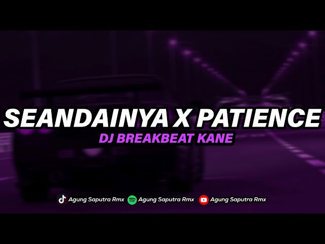 DJ SEANDAINYA X PATIENCE BREAKBEAT MENGKANE VIRAL TIKTOK class=