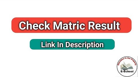 Check 2021 Matric Result.  Bseodisha,  Eschool