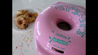 Sunbeam Doughnut maker Sprinkles ★★★★★ Make Doughnuts for Mother's day☆彡