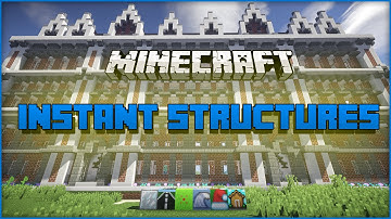Minecraft 1.9: Mod Showcase - INSTANT STRUCTURES
