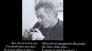 Video thumbnail of "Le testament avec sous-titres - George Brassens, sottotitoli in italiano. Il testamento."