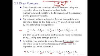 10.2.2 Direct Forecasts