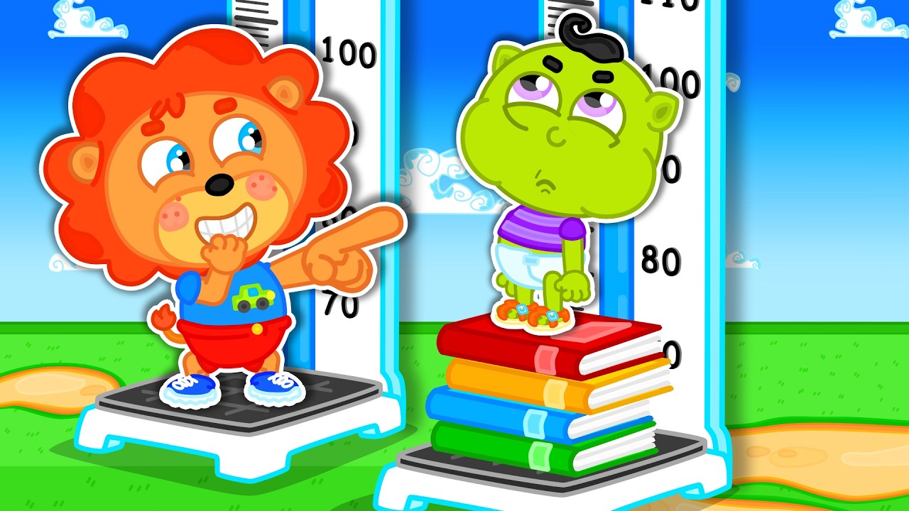 Lion Family | I Wanna Grow up Tall - Learn Healthy Habits for Kids | Cartoon for Kids