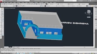 AutoCAD 3D house Modeling Tutorial Part  2