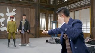 Anti-Japanese Movie | Chinese kung fu boy uses mantis fist to overwhelm hundreds of Japanese experts