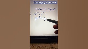 Simplifying an exponent problem involving decimal power #youtubeshorts #algebra #mathtrick #math