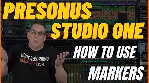 PRESONUS STUDIO ONE | Using Song Markers, Color Events