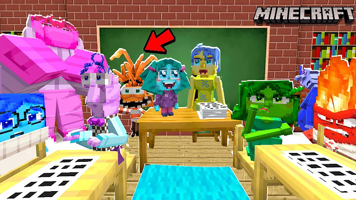 A ESCOLA dos DIVERTIDAMENTE 2 no MINECRAFT -