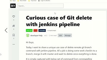 curious case of git delete from jenkins pipeline
