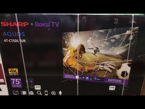 ভিডিও: ধারালো Roku টিভি 4k?