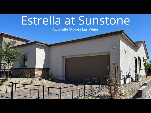 Estrella at Sunstone by Woodside Homes | Single Story Homes For Sale Las Vegas | Plan 3 Tour $479k+