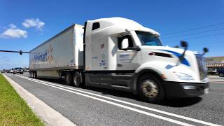1 Hour of Trucks and Cars Driving by on the Road | Traffic Sounds 4K screenshot 4