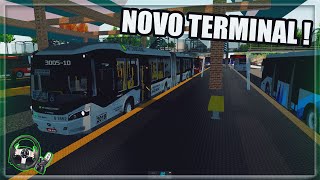 [PROTON BUS SIMULATOR] NOVO: TERMINAL de  ÔNIBUS - Caio Millennium BRT O500UDA +G27