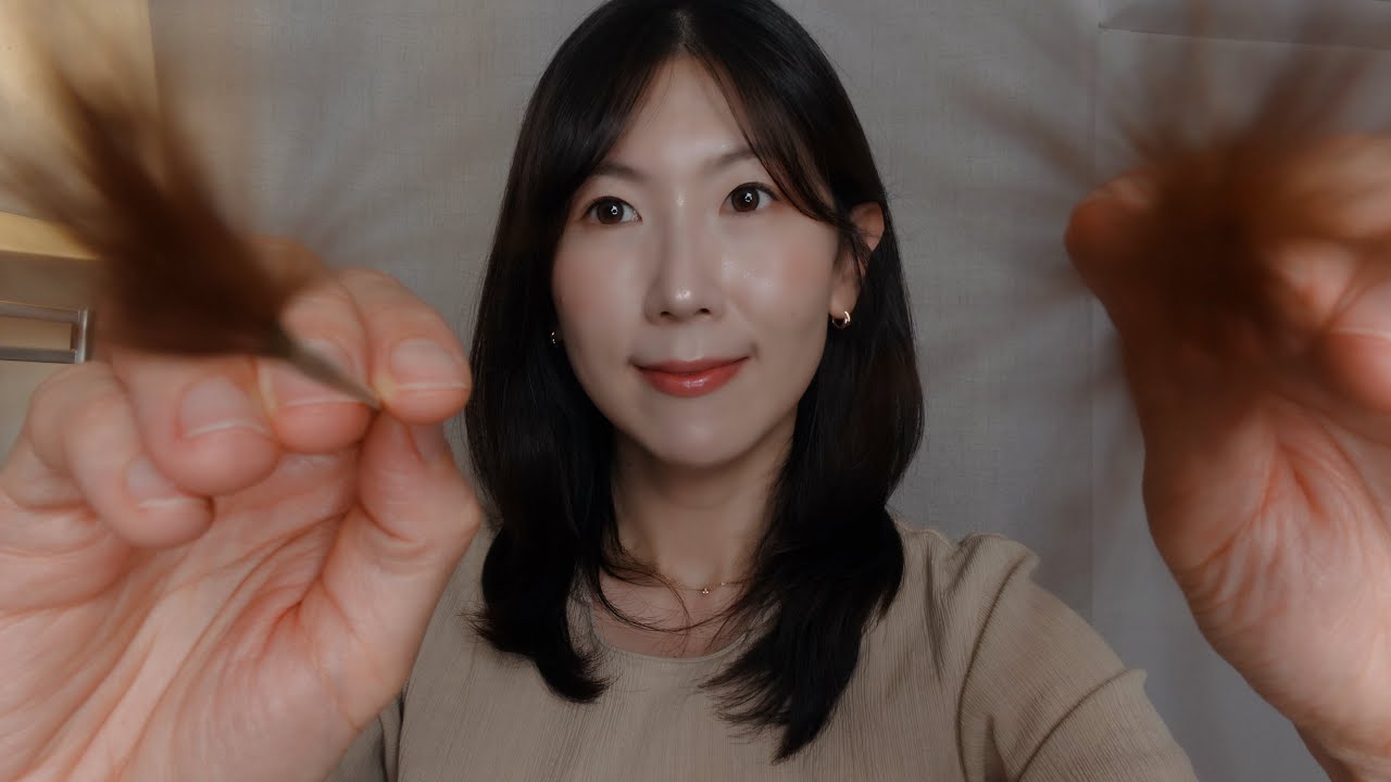 ASMR 눈.코.입 집중! 얼굴 주변 에너지 클렌징 & 트레이싱 👁️👃🏻👄